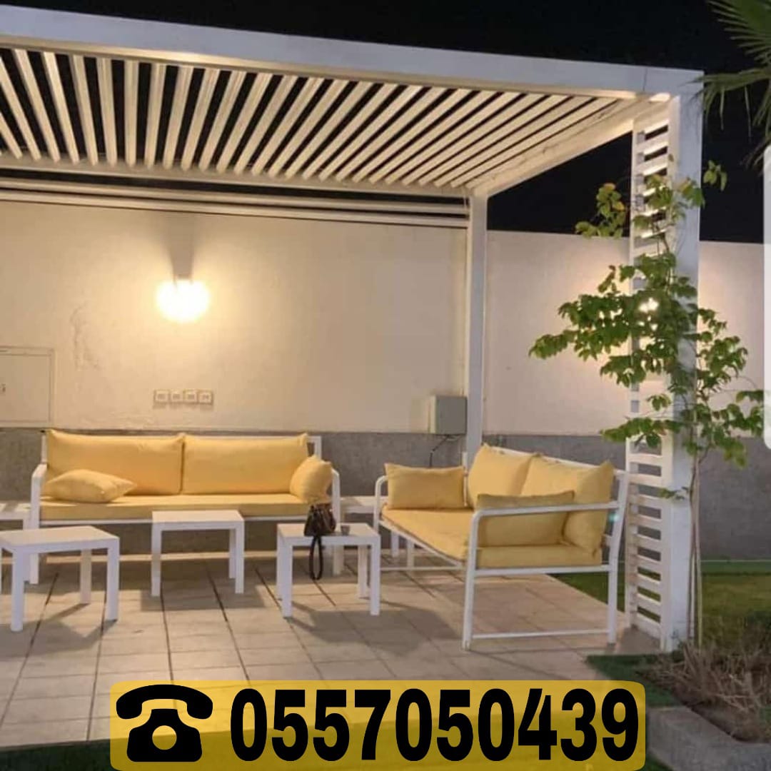 تصاميم مظلات حدائق منزلية , برجولات خشبية مودرن 0557050439 P_2055bapws6