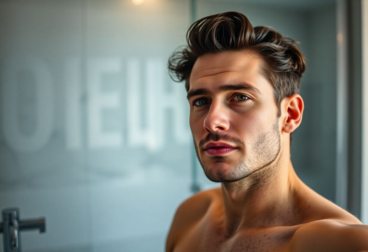 العناية بالبشرة والشعر للرجل