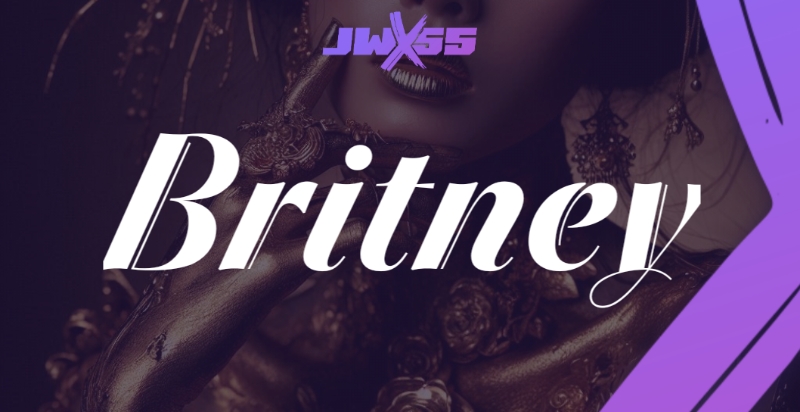 خط Britney
