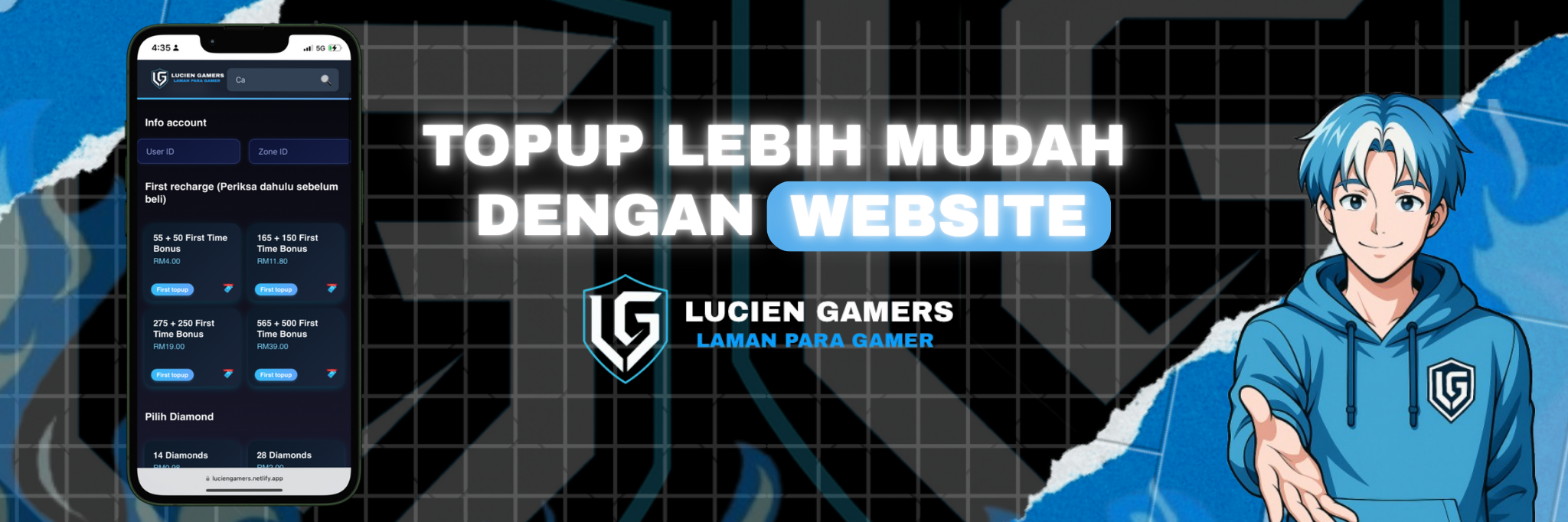 Banner Mobile Legends x Naruto