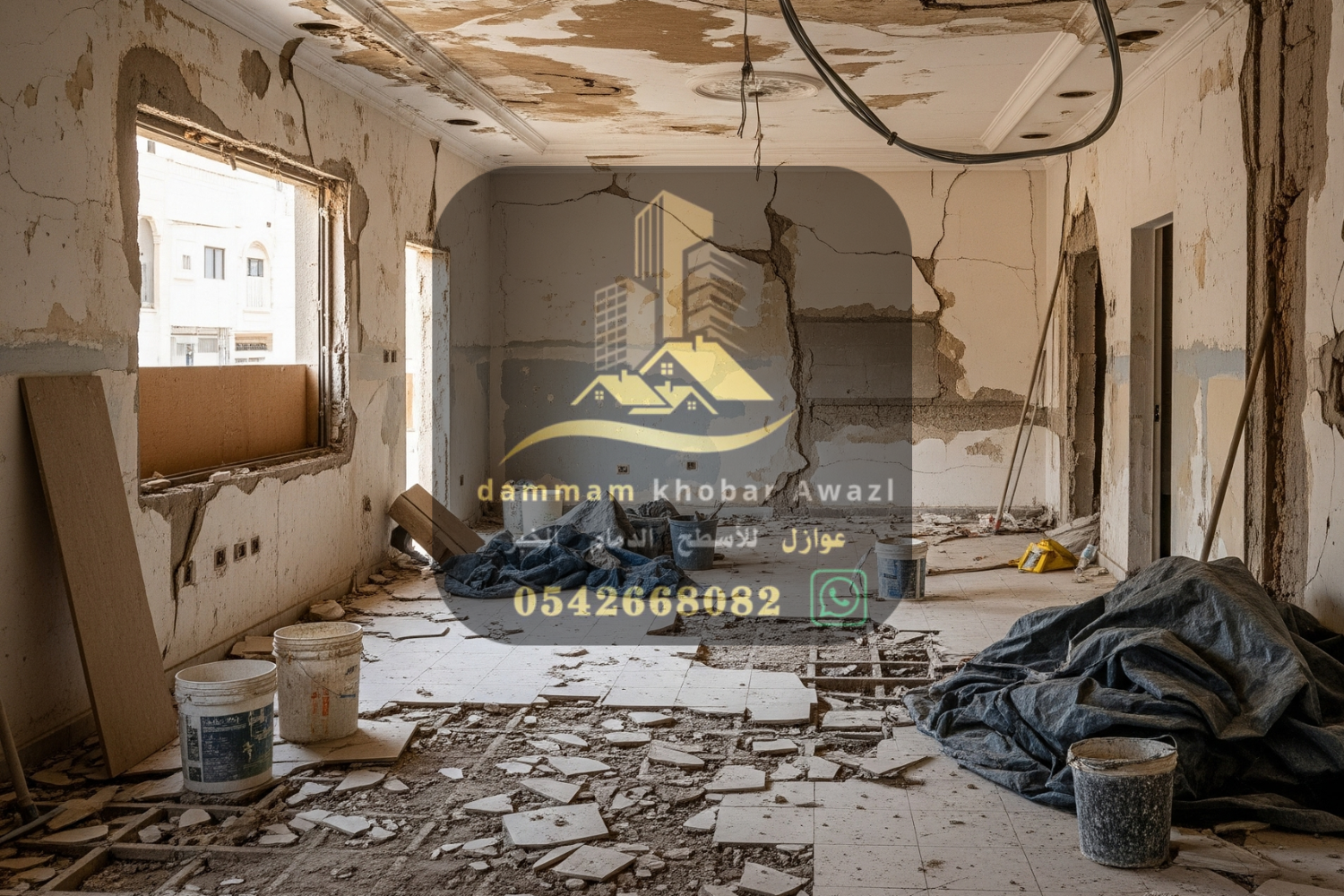 شقة تحتاج ترميم