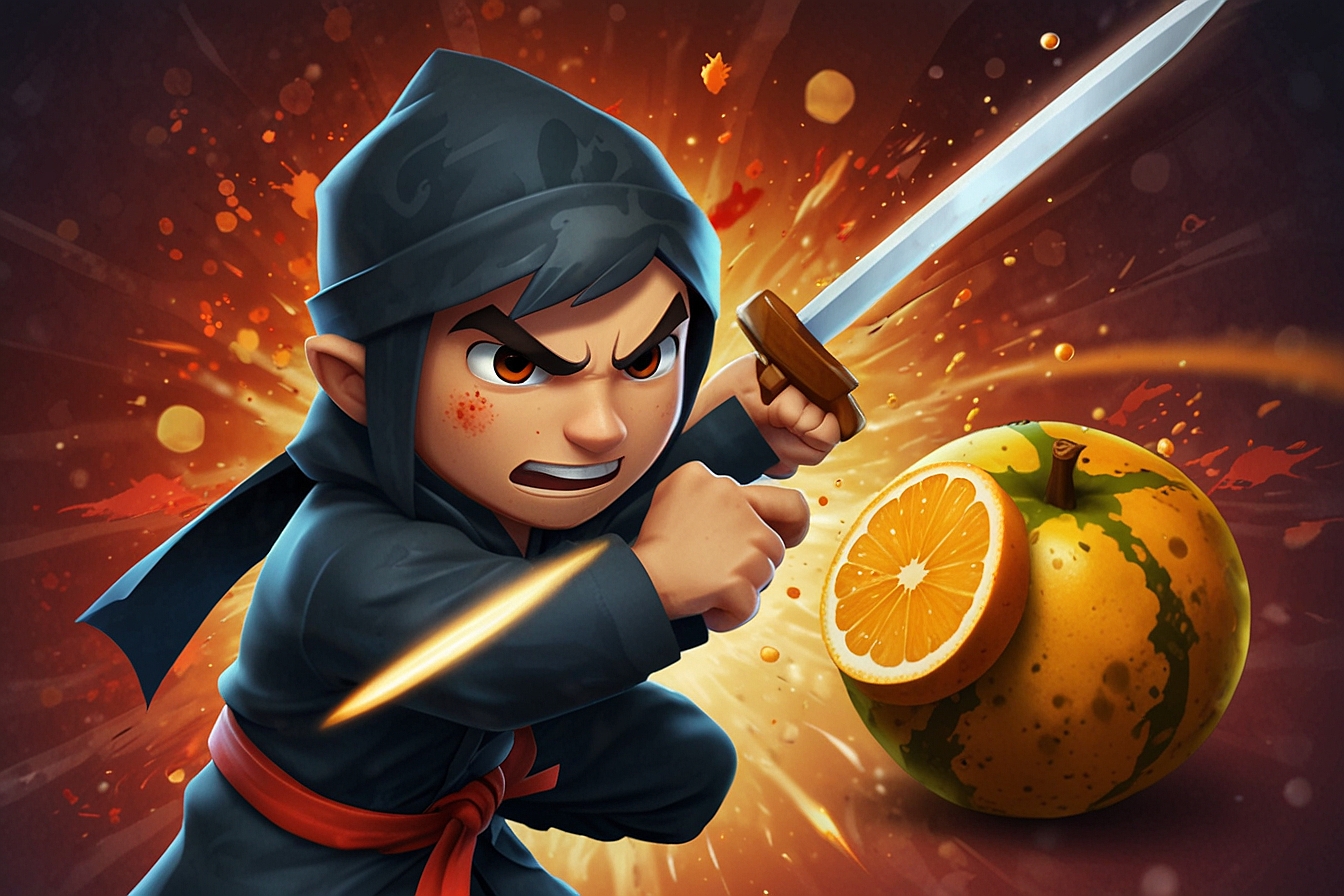 Fruit Ninja MOD APK All Blades and Characters Unlocked